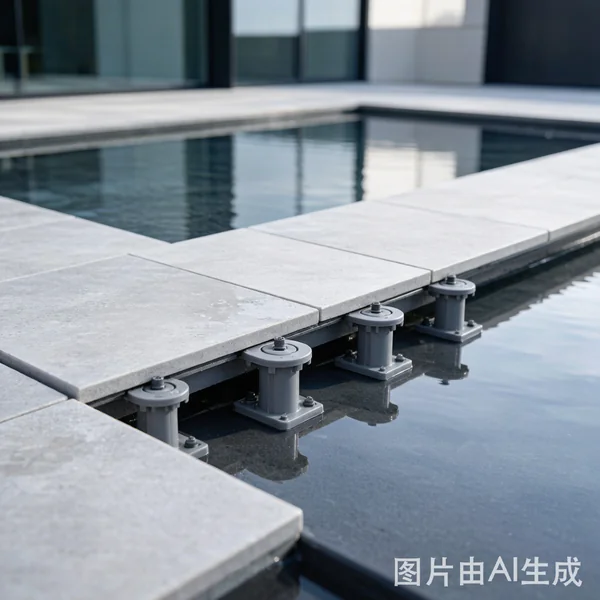 Courtyard water feature design